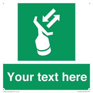 Custom sign safe condition Search and rescue transponder